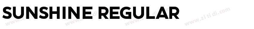 Sunshine Regular字体转换